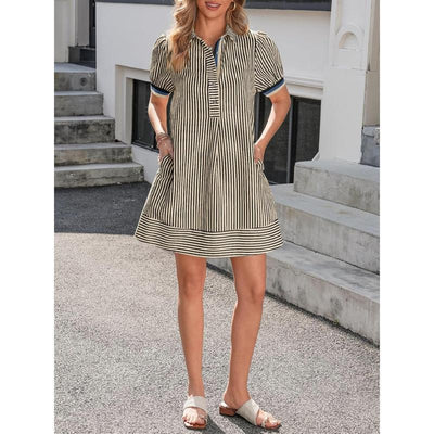 Striped Polo Dress