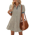 Gestreiftes Polokleid