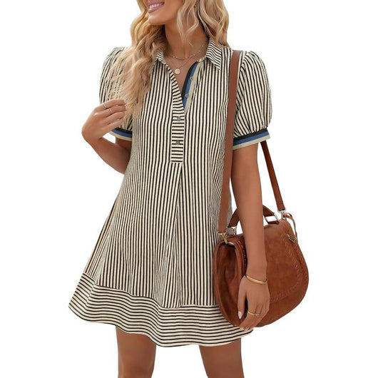 Striped Polo Dress