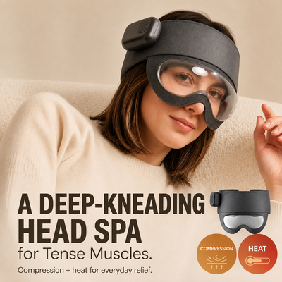 Heated Air Compression Head Massager