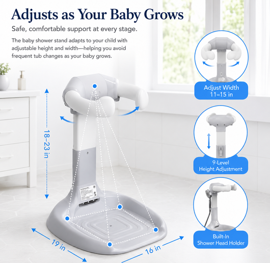 Baby Standing Bath Support Rack