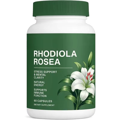 Rhodiola Rosea 500mg Capsules – Stress Support & Energy Formula