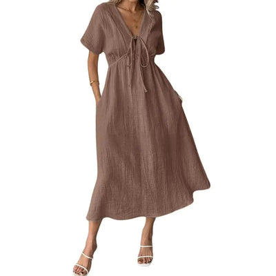 Cotton Midi Dress