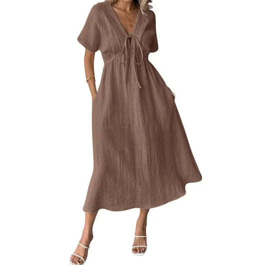 Cotton Midi Dress