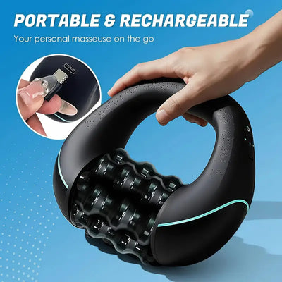 Vorelis™ Handheld Electric Rolling Massager