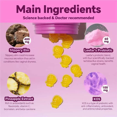 Women's Probiotic + Slippery Elm Gummies