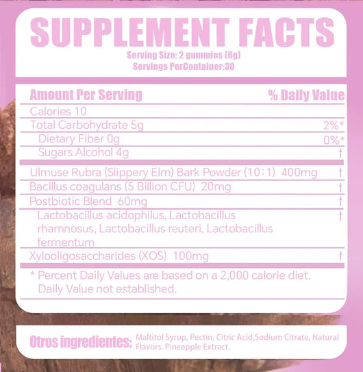 Women's Probiotic + Slippery Elm Gummies